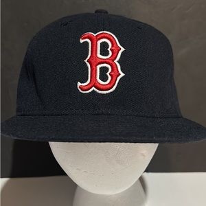 Boston Red Sox New Era Fitted Hat Size 6 7/8 MLB Baseball